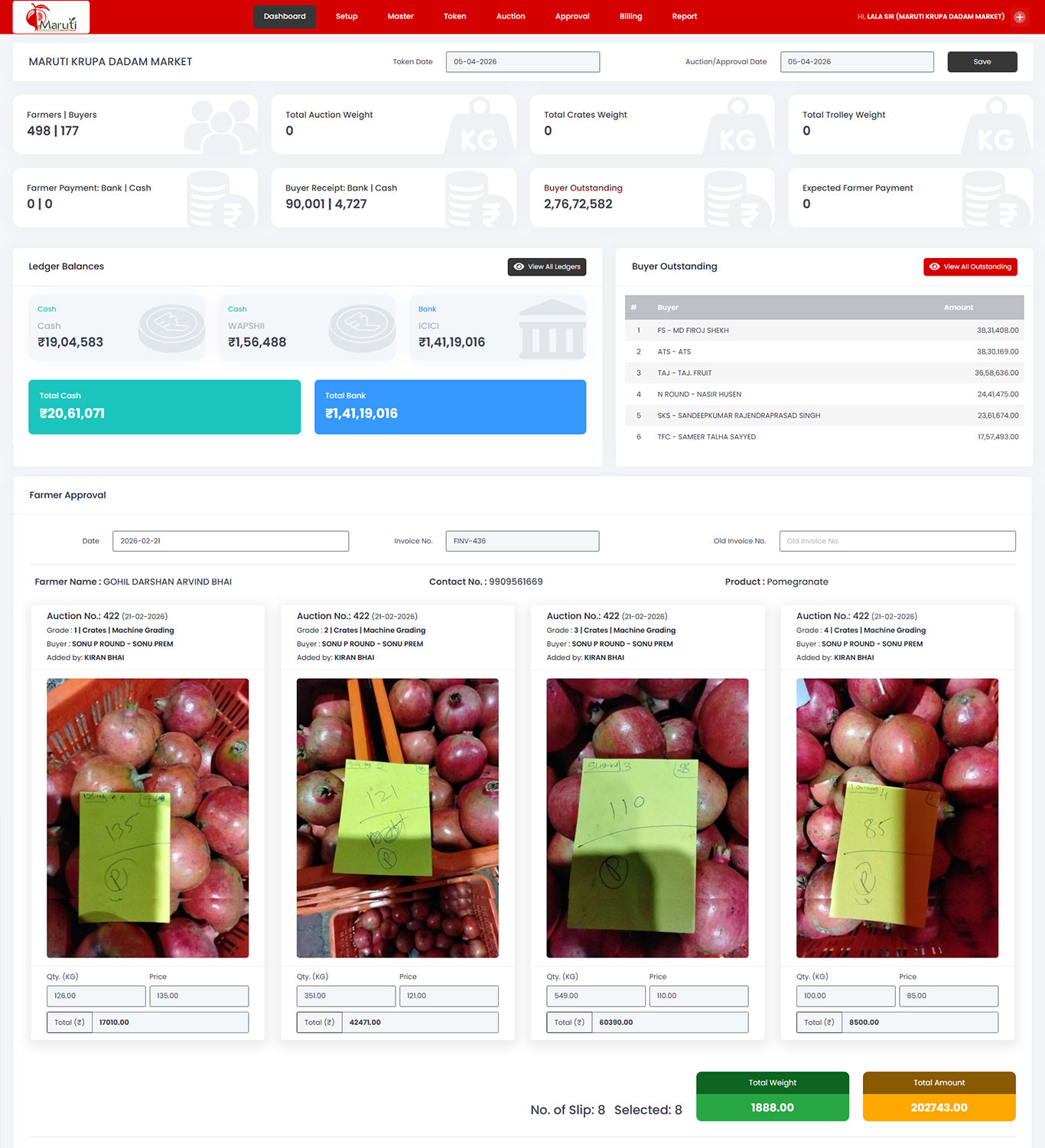 Digital Transformation of Maruti Krupa Annar Market