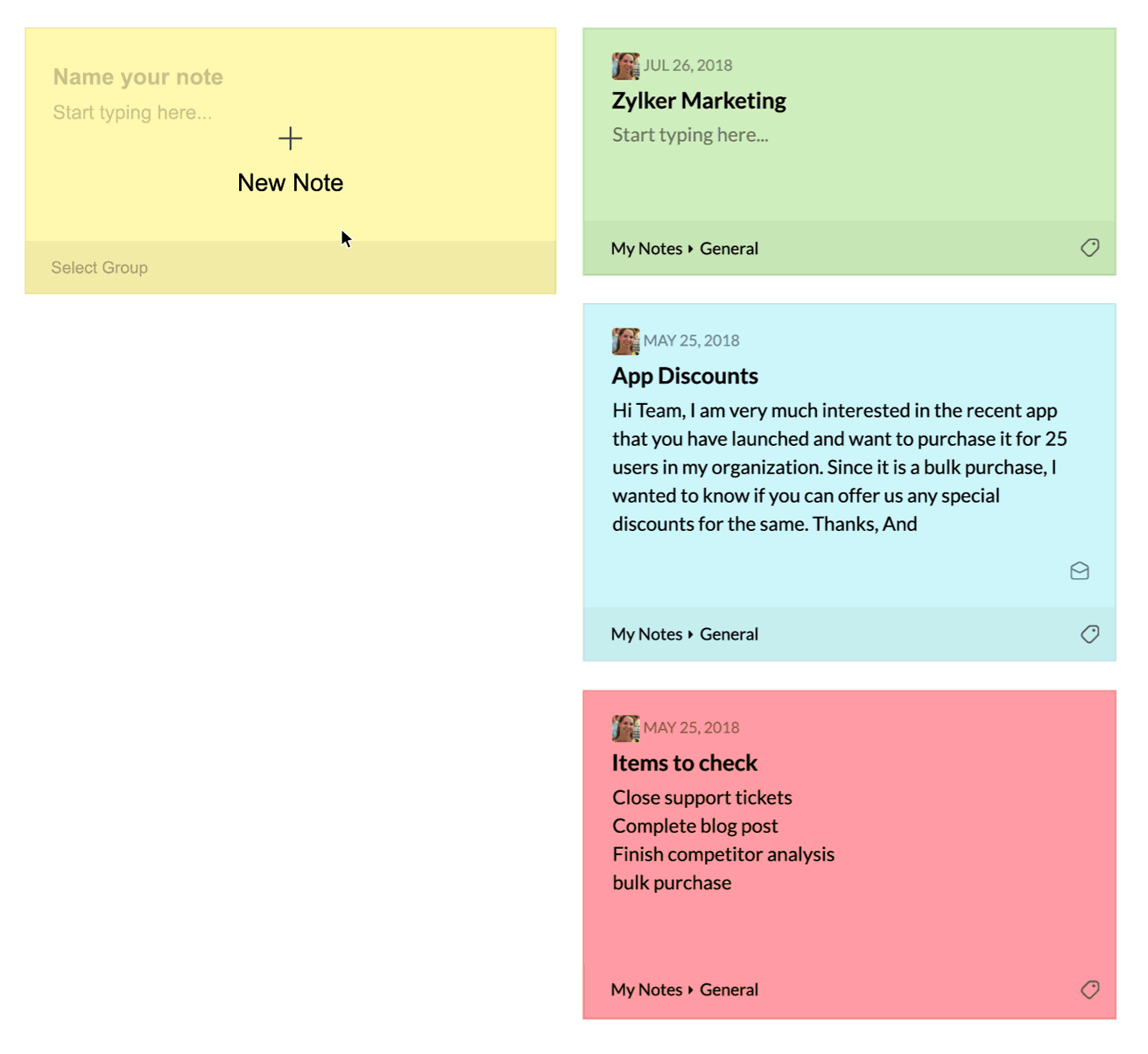 Notes and Annotation Feature